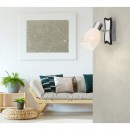 Globo 541010-1 Wand- und Spotleuchte Toay 1x40W | E14 - opal, satiniertes Glas