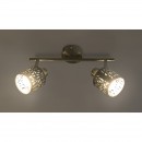 Globo 54122-2 Wandleuchte Alys 2x8W | E14 - Schalter auf dem Körper, silber