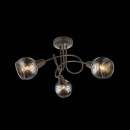 Globo 54347-3 Deckenleuchte 3x4W | E14 LED | 196L | 3000K - inklusive Leuchtmittel, Schwanenhals, bronze