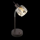 Globo 54357-1T LED Tischleuchte Isla 1x4W| E14 LED | 196L | 3000K - Schalter auf dem Körper, bronze, rauchglas