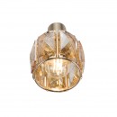 Globo 54358-1 Wandleuchte Mero 1x40W | E14 - Schalter auf dem Körper, golden, amber
