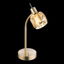 Globo 54358-1T Tischleuchte Mero 1x40W | E14 - golden, amber