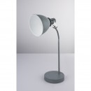 Globo 54646T Tischleuchte Jonas 1x40W| E14 - flexibler Arm, grau