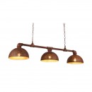 Globo 54652-3H Pendelleuchte Celine 3x40W | E27 - Rost