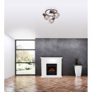 Globo 54801-3 Deckenleuchte Akin 3x40W | E14 - braun, bronze