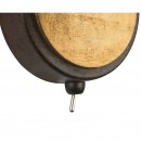Globo 54808-1 Wandleuchte Aeron 1x25W | E14 - Schalter auf dem Körper, Rost, gold