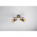 Globo 54808-2 Wand- oder Deckenleuchte Aeron 1x25W | E14 - Rost, gold
