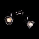 Globo 54815-2 Decken- oder Wandleuchte Fassa 2x40W | E14 - schwarz, chrom