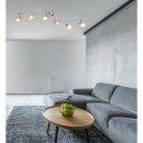 Globo 54840-6 Spotleuchte Deckenleuchte Zacate 6x25W| E14 - verstellbar, matt Nickel, silber