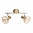 Globo 54922-2 Wand- oder Decken- und Spotleuchte Donto 2x40W | E14 - gold