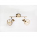 Globo 54922-2 Wand- oder Decken- und Spotleuchte Donto 2x40W | E14 - gold