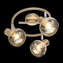 Globo 54922-3 Decken- und Spotleuchte Donto 3x40W | E14 - gold