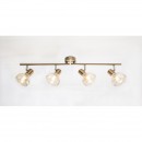 Globo 54922-4 Decken- und Spotleuchte Donto 4x40W | E14 - gold