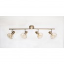 Globo 54922-4 Decken- und Spotleuchte Donto 4x40W | E14 - gold