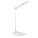 Globo 58297 LED Tischleuchte Hekla 1x5W| 160L | 3000-6000K - Wireless-Ladegerät, USB-Ladekabel, dimmbar, weiß