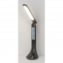 Globo 58329B LED Tischleuchte Tyrell 1x4W | 195lm | 4000K - Touchdimmer Schaltkontakt, Kalender, Wecker, schwarz