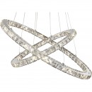 Globo 67038-48A LED Hängeleuchte Deckenleuchte Kronleuchter Marilyn I 1x48W | 3200L | 4000K - chrom, Kristall, transparent