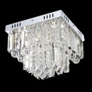 Globo 68594-6A LED Deckenleuchte Cleo 6x3W | 250lm | 4000K - transparent, Kristall, chrom