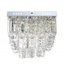 Globo 68594-6A LED Deckenleuchte Cleo 6x3W | 250lm | 4000K - transparent, Kristall, chrom