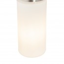 Globo 7816 Außenwandleuchte Space 2x40W | E14 | IP44 - Nickel matt, opal