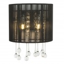 Globo 15095W LED Wandleuchte Sierra 2x3W | G9 LED | 318lm | 3000K - schwarz