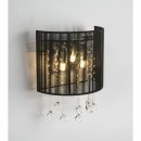 Globo 15095W LED Wandleuchte Sierra 2x3W | G9 LED | 318lm | 3000K - schwarz