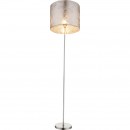 Globo15188S Stehleuchte Amy 1x60W | E27 - Nickel, matt, silber