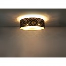 Globo 15229D6 Deckenleuchte Clarke 1x60W | E27 - schwarz, matt Nickel, gold