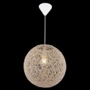 Globo 15252B Pendelleuchte Coropuna 1x60W | E27 - weiß, beige