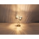 Globo 15265-2T Tischleuchte Tarok 2x25W | E14 - silber