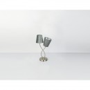 Globo 15265-2T Tischleuchte Tarok 2x25W | E14 - silber