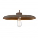 Globo 15305H Pendelleuchte Darenu 1x60W | E27 - Rost