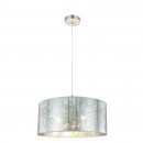 Globo 15360H1 Pendelleuchte Nadi 3x60W | E27 - silber