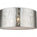 Globo 15360H1 Pendelleuchte Nadi 3x60W | E27 - silber