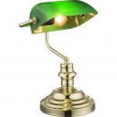 Globo 2491K Tischleuchte Antik 1x60W | E27 - grün