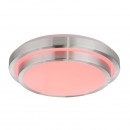 Globo 41738-24RGB LED Deckenleuchte Ina II 1x24W | 100-1000lm | 3000K-6500K | RGB - Fernbedienung, Farbfixierung, Farbwechsler, dimmbar, opal, weiß