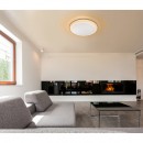 Globo 48378-40RGB LED Deckenleuchte Rudi 1x37W | 260-2600lm | 3000K-6000K | RGB - Fernbedienung, Farbfixierung, dimmbar, Termin, Memory-Funktion, opal weiß