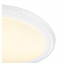 Globo 48378-40RGB LED Deckenleuchte Rudi 1x37W | 260-2600lm | 3000K-6000K | RGB - Fernbedienung, Farbfixierung, dimmbar, Termin, Memory-Funktion, opal weiß