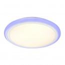 Globo 48378-40RGB LED Deckenleuchte Rudi 1x37W | 260-2600lm | 3000K-6000K | RGB - Fernbedienung, Farbfixierung, dimmbar, Termin, Memory-Funktion, opal weiß