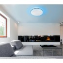 Globo 48378-40RGB LED Deckenleuchte Rudi 1x37W | 260-2600lm | 3000K-6000K | RGB - Fernbedienung, Farbfixierung, dimmbar, Termin, Memory-Funktion, opal weiß