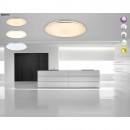 Globo 48388-90 LED Deckenleuchte Pierre 1x90W | 5900L | 3000K-6500K - dimmbar, Fernbedienung, opal, weiß