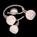 Globo 54341-3G LED Deckenleuchte Elliott 3x5W | E14 LED | 960lm | 3000K - Nickel matt