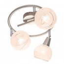 Globo 54341-3G LED Deckenleuchte Elliott 3x5W | E14 LED | 960lm | 3000K - Nickel matt