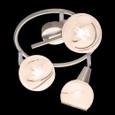 Globo 54341-3G LED Deckenleuchte Elliott 3x5W | E14 LED | 960lm | 3000K - Nickel matt