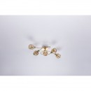 Globo 54358-5 Deckenleuchte Mero 5x40W | E14 - golden, amber