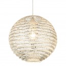 Globo 54502-1H Pendelleuchte Daxos 1x60W | E27 - chrom
