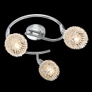 Globo 54502-3 Pendelleuchte Daxos 3x40W | E14 - chrom
