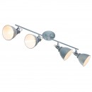 Globo 54646-4 Decken- und Spotleuchte Jonas 4x40W | E14 - grau