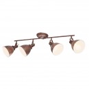 Globo 54647-4 Spotleuchte Deckenleuchte Giorgio 4x40W | E14 - Rost