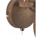 Globo 54652-1 Wandleuchte Celine 1x25W | E14 - Schalter auf dem Körper, rust
